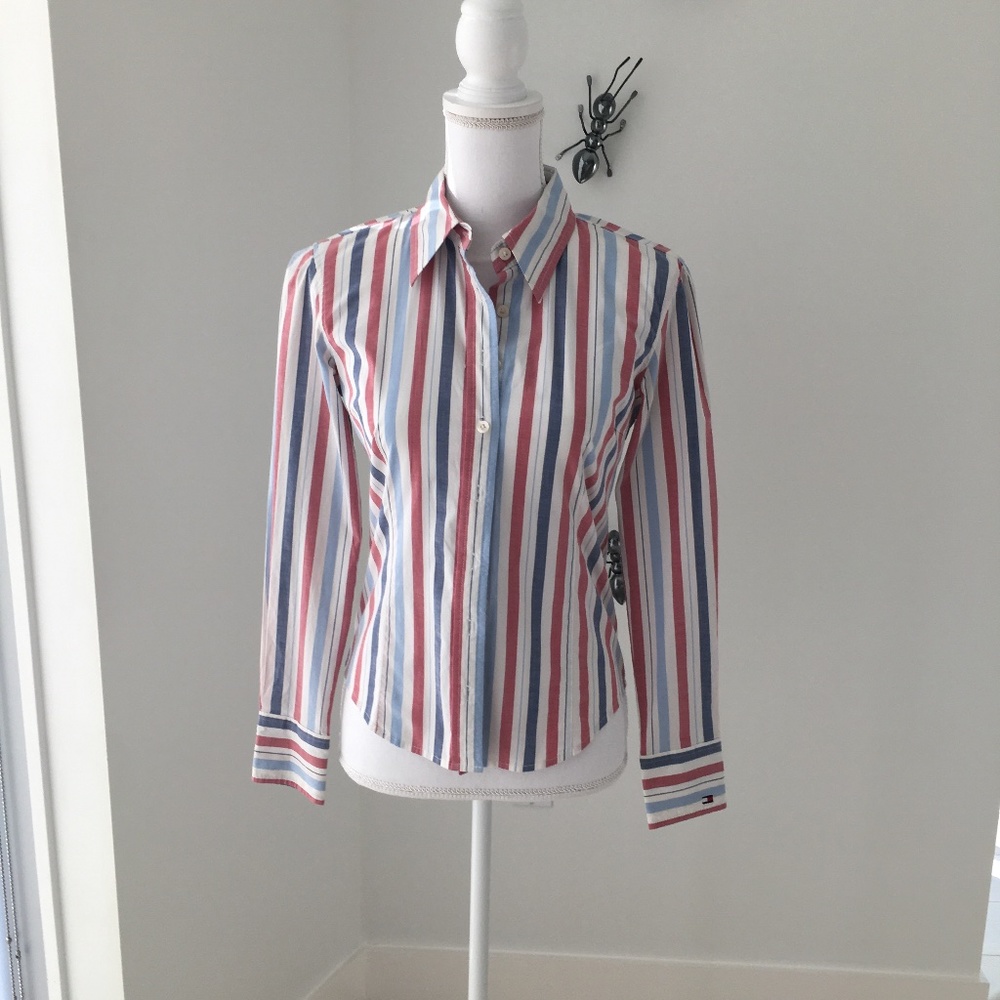 TOMMY HILFIGER BUTTON SHIRT SIZE 6